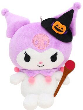 Sanrio Hello Kitty and Friends 8" Kuromi Witch Halloween Zippered Pouch NWT